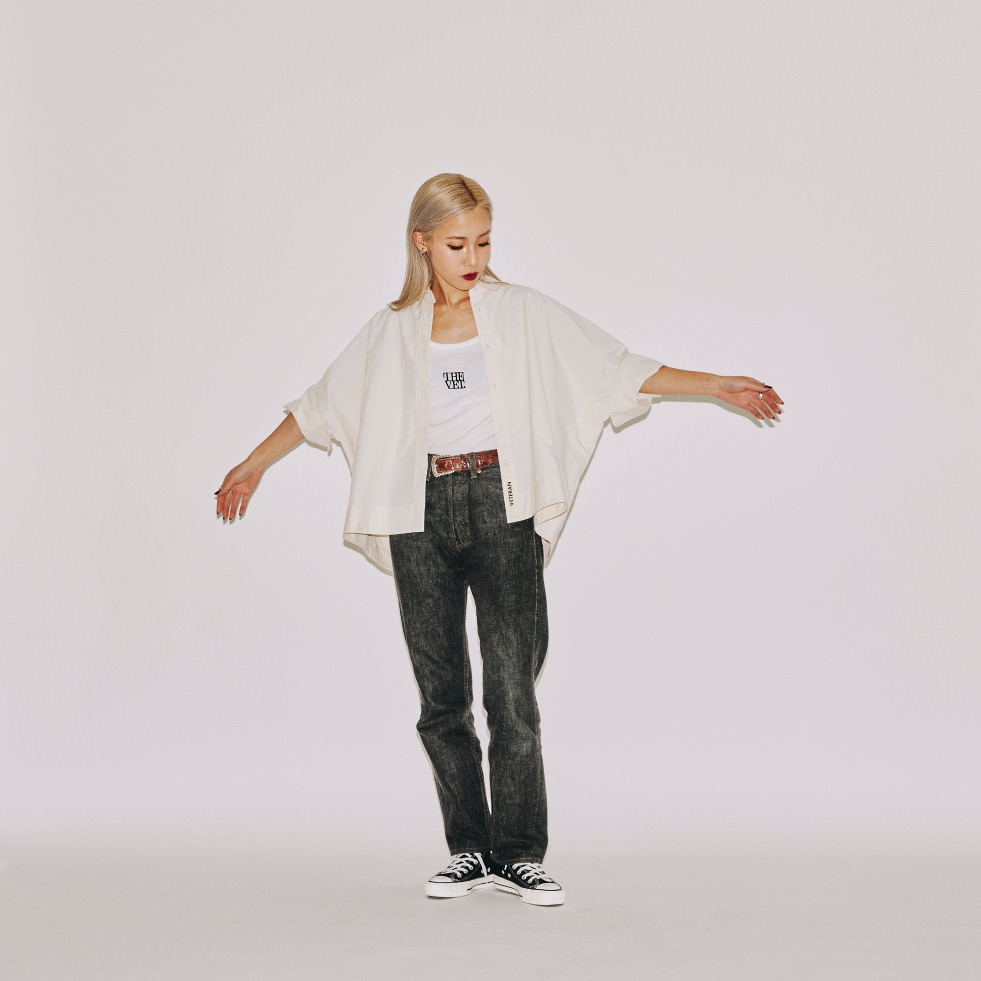 HIDDEN WMNS DOLMAN 3/4 SLEEVE SHIRTS